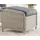 Destiny Fußhocker CASA 66 x 43 x 58 cm Beige