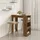 vidaXL Bartisch mit Regal 102 x 50 x 103,5 cm Braun Eiche