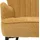Mendler Lounge-Sessel HWC-K37 Chenille 75 x 80 x 75 cm Gelb mit Kissen