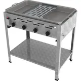ChattenGlut, Gasgrill, Gasbräter 4-flammig mit Reibekuchen Auflage (18 kW)