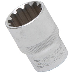 BGS 10220 Nuss / Stecknuss / Steckschlüsseleinsatz Gear Lock SW 20mm Antrieb 12,5mm (1/2")