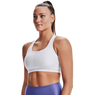 Under Armour Armour Mid Crossback Sport-BH Damen 100 white/white/halo gray L