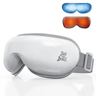 Bob and Brad EyeOasis 3 - Augenmassagegerät mit Heiß und Kältetherapie, Kompression Massage und Musik, Augen Massagegerät Augenmaske für strapazierte/trockenen Augen, Geschenke für Männer Frauen