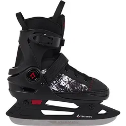 TECNOPRO Kinder Schlittschuhe "Eish-Complet Alpha, BLACK / RED, 33