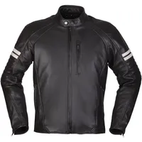 Modeka August 75 Lederjacke Schwarz/Weiß 3XL