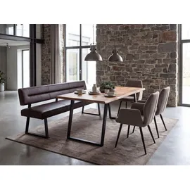 FineBuy Esszimmertisch 160 x 76 cm braun