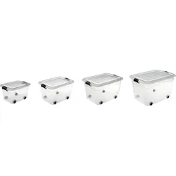 Set Aufbewahrungsboxen 20 ltr. + 40 ltr. + 60 ltr. + 100 ltr. - 1 Stück