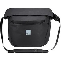 Messenger Bag JACK WOLFSKIN "MAINKAI MESSENGER", Gr. ONE SIZE, grau (phantom), Hauptmaterial: 100% Polyester (recycled); Futter: 100% Polyester (recycled), Taschen