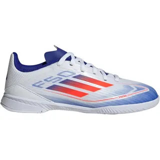 Adidas F50 League Kids IN Cloud White / Solar Red / Lucid Blue 33