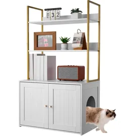 Vevor Katzentoilette 700x450x1245 mm Silber