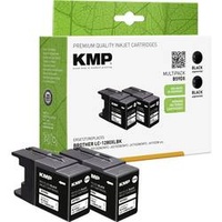 KMP Druckerpatrone ersetzt Brother LC-1280XLBK Kompatibel 2er-Pack Schwarz