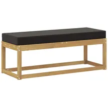 vidaXL Hocker Bank 115 x 43 x 45 cm Schwarz