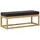 vidaXL Hocker Bank 115 x 43 x 45 cm Schwarz