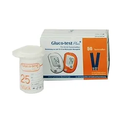 Gluco Test Plus Blutzuckerteststreifen 50 St