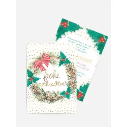 Grußkarten Weihnachten selbst gestalten mit Spruch und Fotos im Onlinedesigner bei Meine-Kartenmanufaktur.de