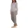 RELAX by Normann Frottee Pyjama Langarm mit Bündchen Rosa 40/42