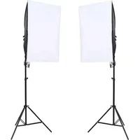 vidaXL Fotostudio-Set mit Beleuchtung und Hintergrund