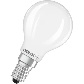 osram homelighting Osram LED Classic P ENERGY EFFICIENCY B DIM P-Form LED-Lampe Glas Matt 2,5 W 470 lm, 2700 K dimmbar,