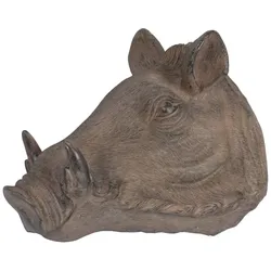 Wildschweinkopf Wanddekoration Antik-Braun Dekoration Polyresin Wildschwein