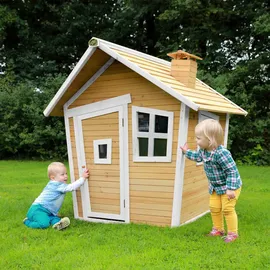 Axi Alice Spielhaus Braun - Weiß 157 x 144 x 146 cm
