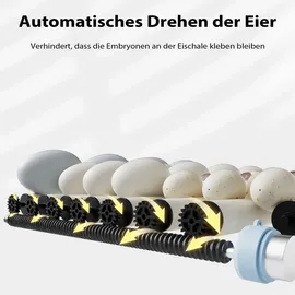 fudajo Vollautomatischer Flächenbrüter für 30 Eier 40 W