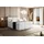 altdecor Boxspringbett Weiß Hochglanz, Höhe ca. 20 cm, 120x200 cm, Schlafzimmer, Betten, Boxspringbetten