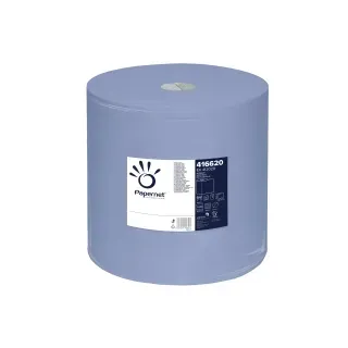 PAPERNET Putztuchrolle 3-lagig, blau 1000 Blatt
