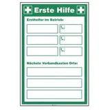 nvent hoffman Anleitung zur Ersten Hilfe Ersthelfer, Typ: 02200