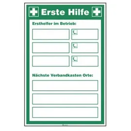 nvent hoffman Anleitung zur Ersten Hilfe Ersthelfer, Typ: 02200