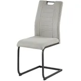 Schwingstuhl mit Griff Romeo , grau , Maße (cm): B: 43 H: 98 T: 58.0