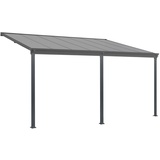 Juskys Terrassendach Borneo (dunkelgrau, 4x3m)