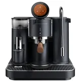 roastly munich Meraki Espressomaschine mit Mahlwerk Schwarz