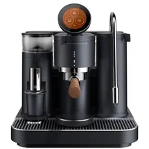 roastly munich Meraki Espressomaschine mit Mahlwerk Schwarz
