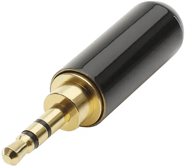 HICON Mini-Klinke (2,5mm) 3-pol Metall-Stecker, gerade