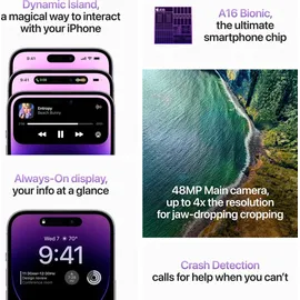 Apple iPhone 14 Pro Max 128 GB Space Schwarz