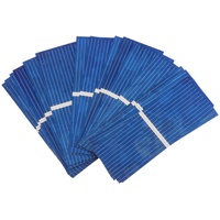 100Pcs Mini Solarzellen DIY Solar Panels Polykristalline Batterie Ladegerät Power Solar Zellen für Solar Panels DIY Projekte (Blau)