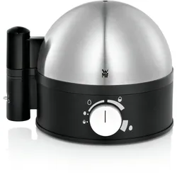 Stelio Eierkocher für 7 Eier  (Schwarz, Chrom)