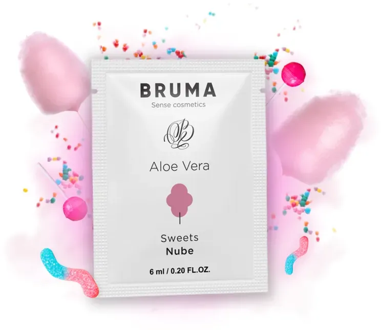 BRUMA  Aloe Vera Gleitgel mit Zuckerwatte-Geschmack 6 ml