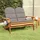 vidaXL Adirondack 126 x 51 x 90 cm Braun