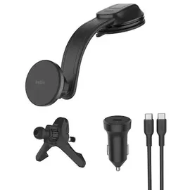 Belkin KFZ-Halterung mit kabelloser 15W Qi2 Ladefunktion Schwarz