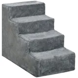 PawHut Haustiertreppe mit abnehmbarer Bezug 60 x 35 x 44 cm