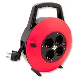 TM Electron Tmuad210 4 Outlets 10 M Kabeltrommel - Red - One Size