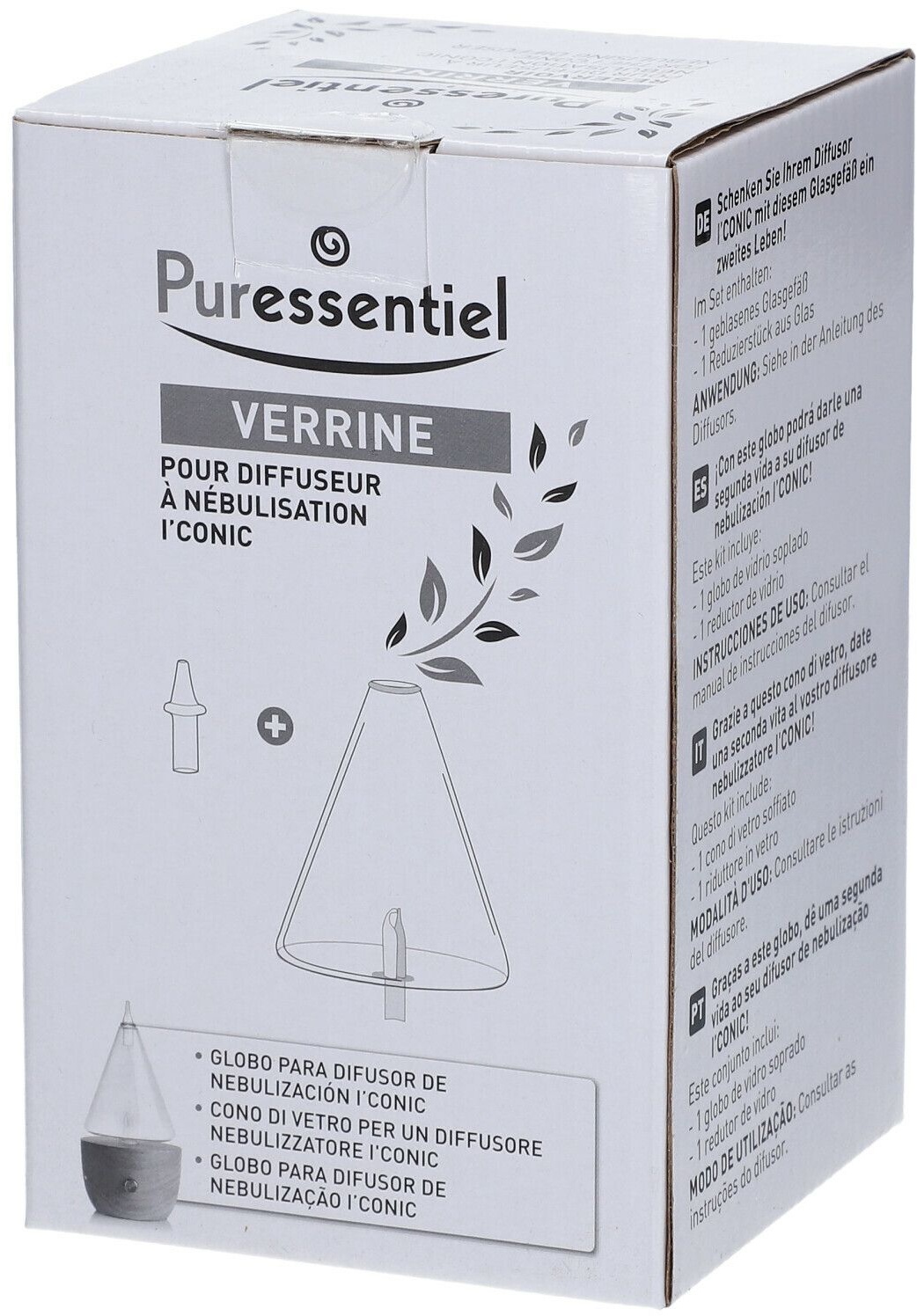 Puressentiel Verrine pour diffuseur à nébulisation I'CONIC 1 pc(s) accessoire(s)
