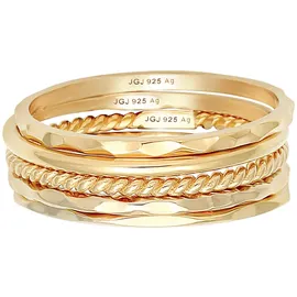 Elli Ring 925 Sterling Silber Geo, Ring Set in gold, | Gr.: 60
