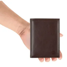 CAMEL ACTIVE Wood High Form Wallet Geldbörse Herren braun