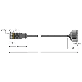 Turck Aktuator- u. Sensorleitung RKC12T-10/TEL