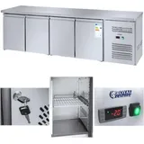 Royal Catering Kühltisch 450 L 4 Fächer 227 x 64 cm