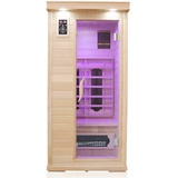 Luxus LED Infrarotsauna 90x90cm Sauna Infrarotkabine Wärmekabine Modell 2024