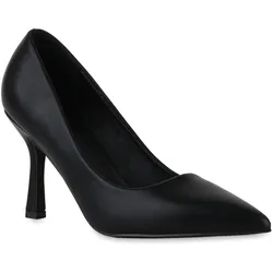 Damen Spitze Pumps in Schwarz