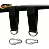 Hängematte Outdoor 2 Stück, Hängematte Mit Gestell, Schaukel Befestigungsgurte,